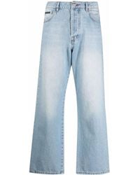 Philipp Plein - Cropped Denim Jeans - Lyst