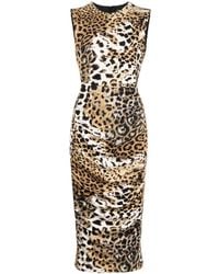 Roberto Cavalli - Midi Dress - Lyst