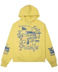 JUNGLES JUNGLES - Graphic-Print Rhinestone-Embellished Hoodie - Lyst