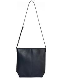 Jil Sander - Linea Leather Crossbody Bag - Lyst