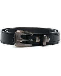 Lemaire - Ardillon-buckle Leather Belt - Lyst