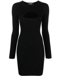 DSquared² - Cut Out Mini Dress - Lyst