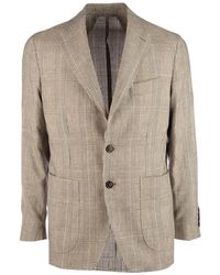 Colamarino - Single-Breasted Checked Blazer - Lyst