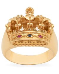 Dolce & Gabbana - Bague en or 18ct à design de couronne - Lyst