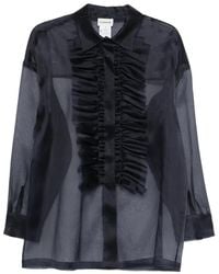 P.A.R.O.S.H. - Shake Ruffled Shirt - Lyst