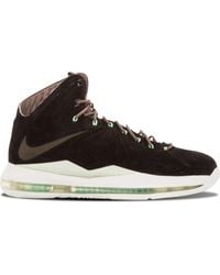 Nike - Lebron 10 Ext Qs Suede" Sneakers - Lyst