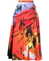 Shiatzy Chen - Circus Collection A-Line Skirt - Lyst