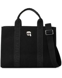 KARL LAGERFELD - Medium Ikon Square Tote Bag - Lyst