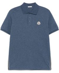 Moncler - Polo À Patch Logo - Lyst