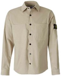 Stone Island - Corduroy Shirt Jacket - Lyst