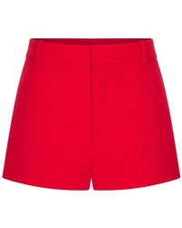 Alice + Olivia - Belt-Loop Tailored Shorts - Lyst