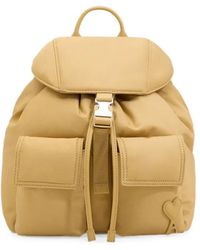 Ami Paris - Kleiner Marcel Rucksack Aus Nylon Mit Klappe - Lyst