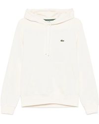 Lacoste - Crocodile-Patch Hoodie - Lyst