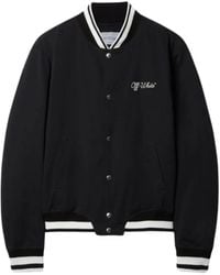 Off-White c/o Virgil Abloh - Off Souvenir Varsity Jacket - Lyst