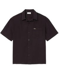 Lacoste - Buttoned Short-Sleeved Shirt - Lyst
