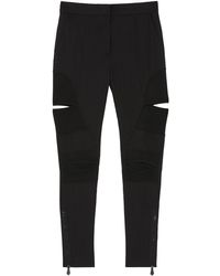 Burberry Skinny Cutout Trousers - Black