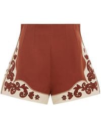ALÉMAIS - Short Court Duke Brodé - Lyst
