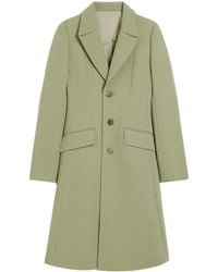 Ami Paris - Single-Breasted Wool Coat - Lyst