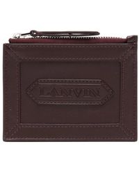 Lanvin - Logo-Patch Wallet - Lyst