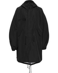 Junya Watanabe - Drop-Shoulder Hooded Parka Coat - Lyst