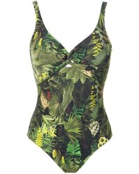 Lygia & Nanny Zwempak Met Bedrukt Badpak - Groen