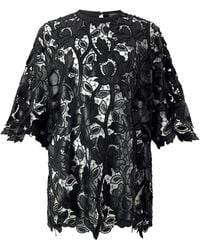 Roberto Cavalli - Floral-Lace Top - Lyst