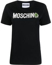Moschino - T-shirt Van Biologisch Katoen - Lyst