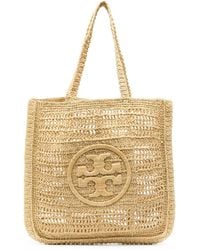 Tory Burch - Ella Hand-Crocheted Tote - Lyst