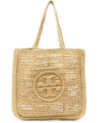 Tory Burch - Women Ella Hand-crocheted Tote - Lyst