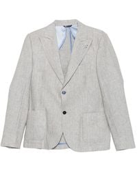 Daniele Alessandrini - Pinstripe Single-Breasted Blazer - Lyst