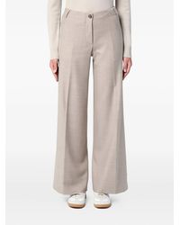 Quelledue - Pressed-Crease Trousers - Lyst