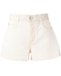 Stella McCartney - Logo-waistband Mini Shorts - Lyst