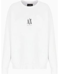 ARMANI EXCHANGE - Sweat À Logo Brodé - Lyst