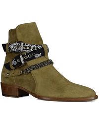 Amiri Bandana Boots in Red for Men | Lyst