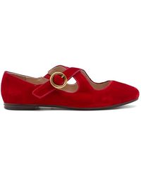 Maliparmi - Buckle-Fastening Strap Ballet Flats - Lyst