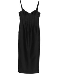 KHAITE - Lotte Midi Dress - Lyst