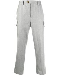 Brunello Cucinelli - Cropped Trousers - Lyst