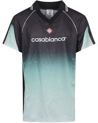 CASABLANCA - T-Shirt Met Logopatroon En Kleurverloop - Lyst