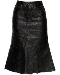 Rick Owens - Rear-Pocket Skirt - Lyst