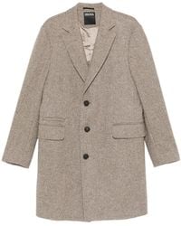 ZEGNA - Einreihiger Mantel - Lyst