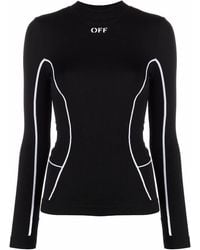 Off-White c/o Virgil Abloh - Long-Sleeve Performance T-Shirt - Lyst