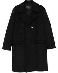 Dondup - Double-Breasted Coat - Lyst