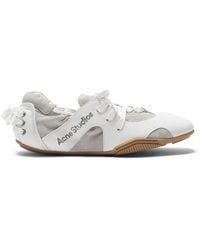 Acne Studios - Schnürschuhe Aus Leder - Lyst