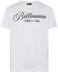 Billionaire - Round-Neck Signature T-Shirt - Lyst
