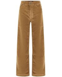 Lois - Corduroy Wide-Leg Trousers - Lyst
