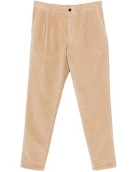 Incotex - Pleated Corduroy Trousers - Lyst