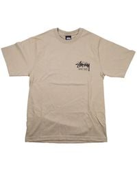 Stussy - Logo-Print T-Shirt - Lyst