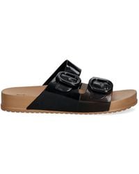 Melissa - Cozy Buckle-Fastening Slides - Lyst