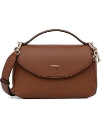 Guess - Evie Saffiano Handbag - Lyst