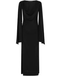 FEDERICA TOSI - Drape Long-Sleeve Maxi Dress - Lyst